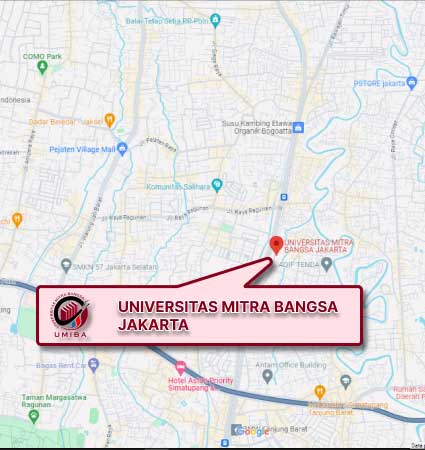 Campus Map & Location (Google Map) Universitas Mitra Bangsa Afternoon Evening Class Program Nomor